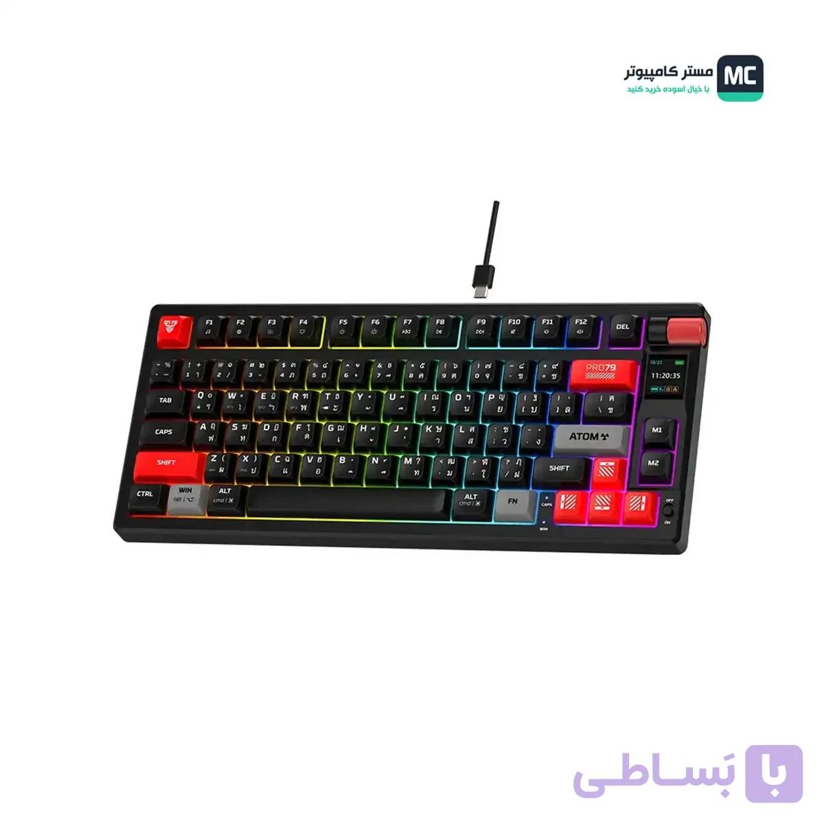 کیبورد مکانیکال بی‌سیم فنتک مدل ATOM PRO79 MK917 — تصویر 1