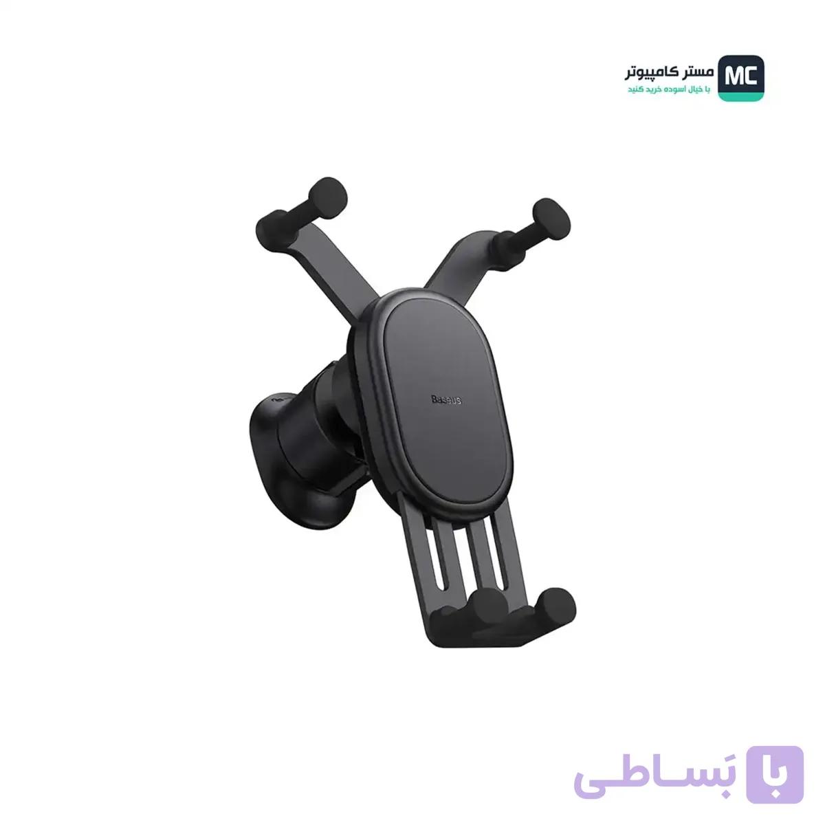 هولدر و شارژر بی سیم باسئوس Stable Gravitational Mount Pro Air Outlet Version 15W — تصویر 1