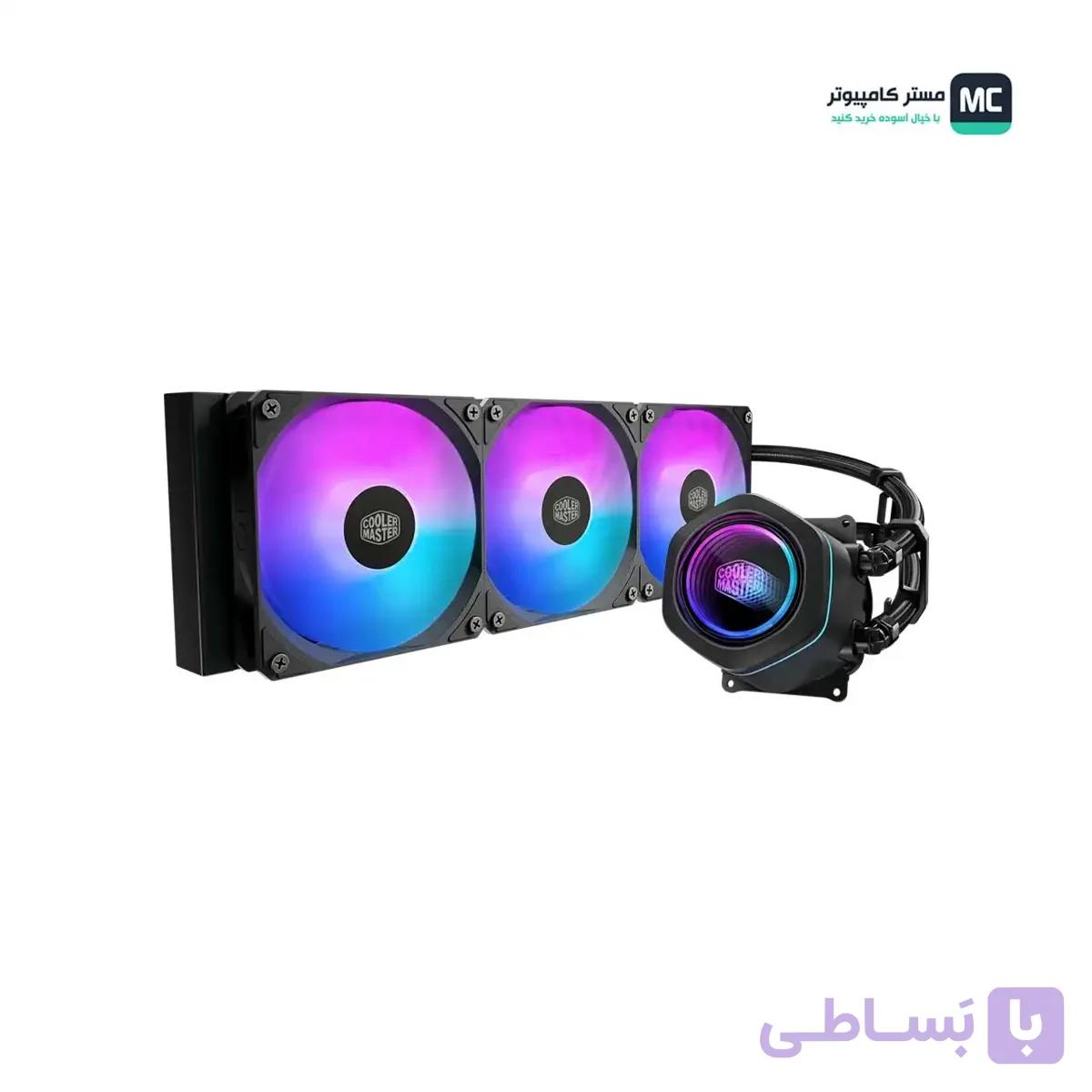 خنک کننده مایع کولر مستر MASTERLIQUID CORE NEX BLACK — تصویر 1