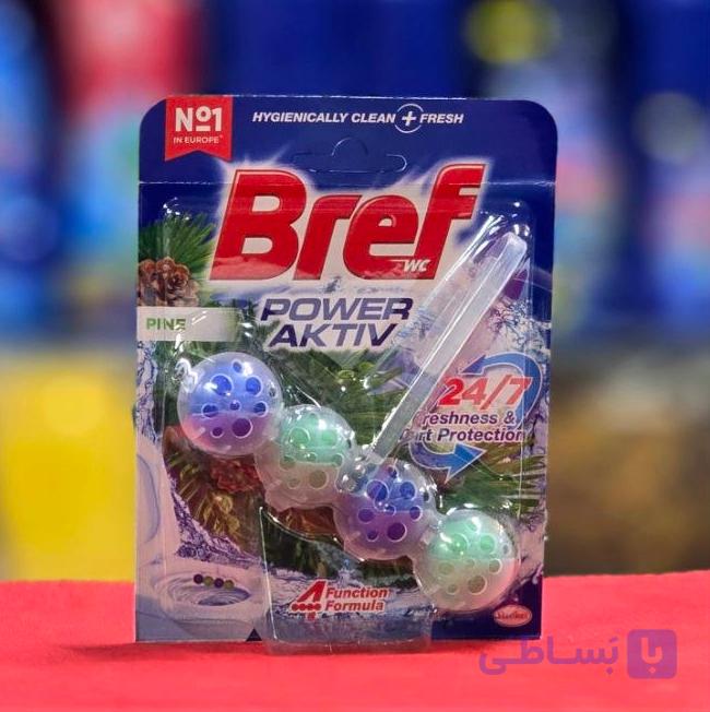 خوشبو کننده توالت فرنگی توپی برف Bref با رایحه اقیانوس 4 عددی