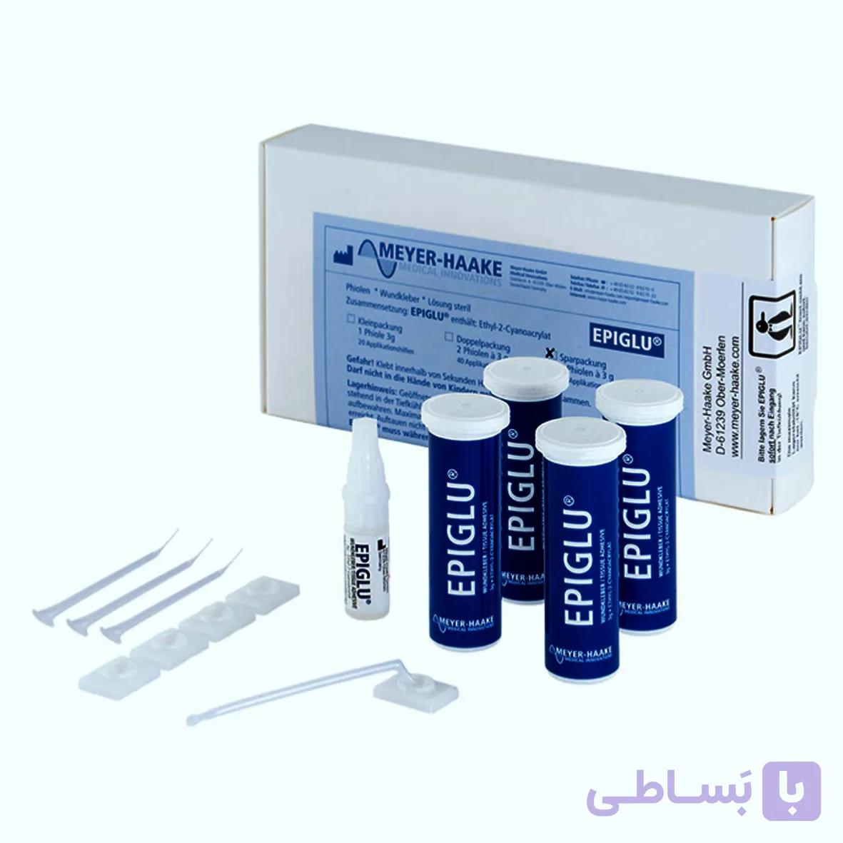 چسب مایع بخیه EPIGLU – بسته 4 تیوبی اقتصادی — تصویر 1