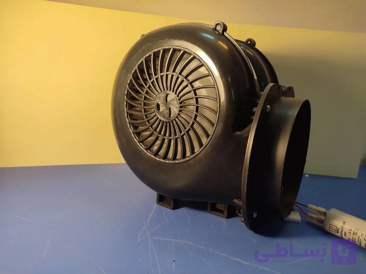 فن حلزونی بلبرینگی تسلا متور 2200 دور — تصویر 1