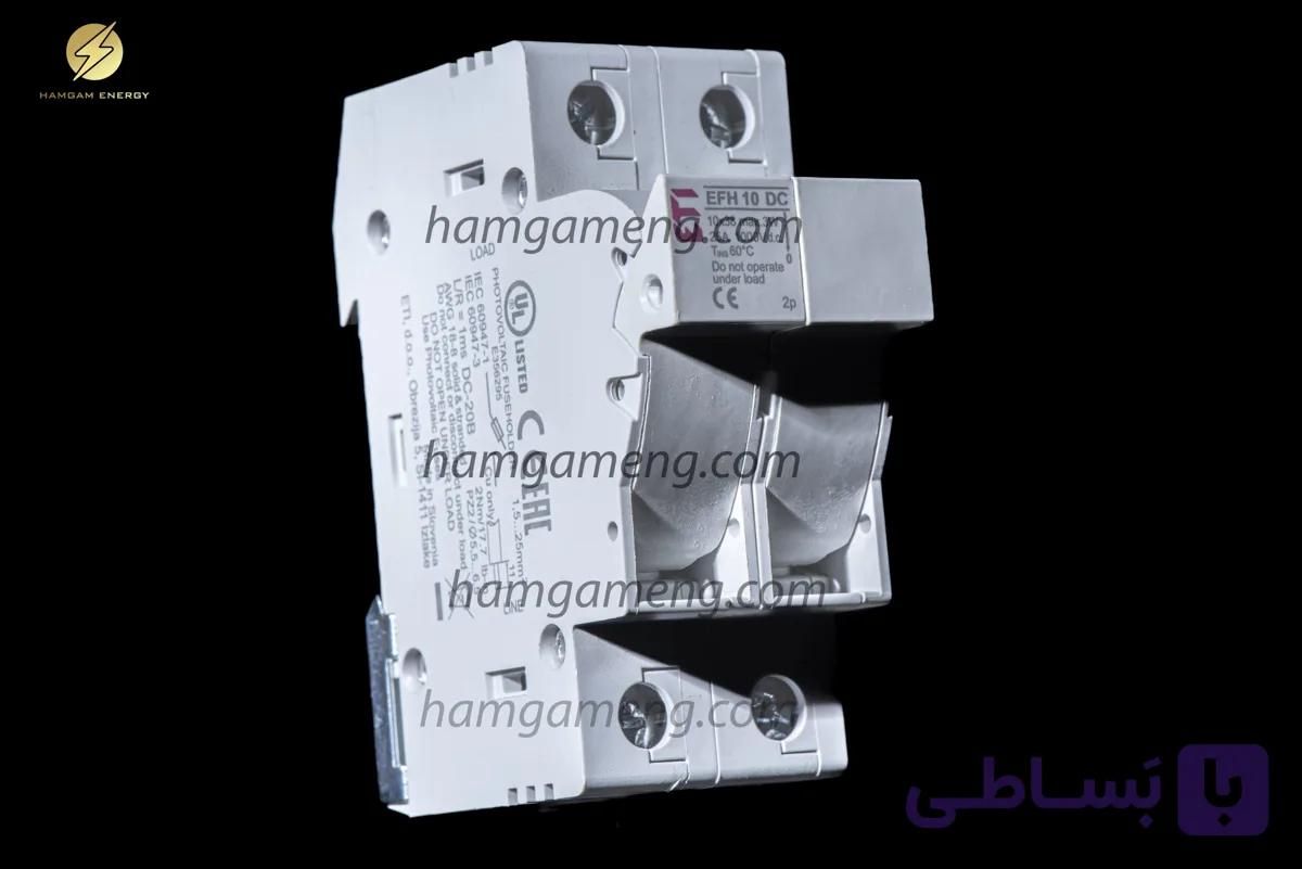 پایه فیوز DC GPV 1000V دوپل ETI — تصویر 1