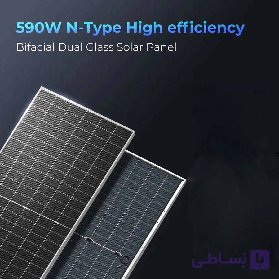 پنل خورشیدی 590 وات بایفیشال اوسدا — تصویر 1