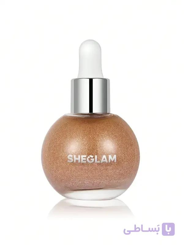 روغن و هایلایتر بدن شیگلم مدل Sunlit Silk — تصویر 1