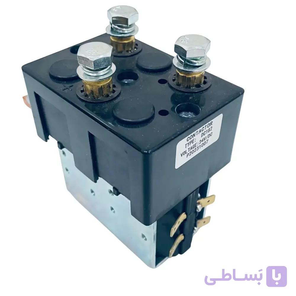 کنتاکتور چنچر 24 ولت 200 آمپر لیفتراک برقی طرح آلبرایت dc182b — تصویر 1