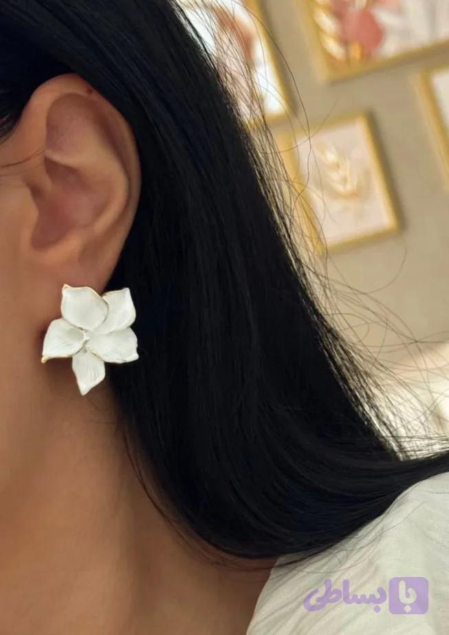گوشواره گل - بدلیجات و اکسسوری زیباکس — تصویر 1