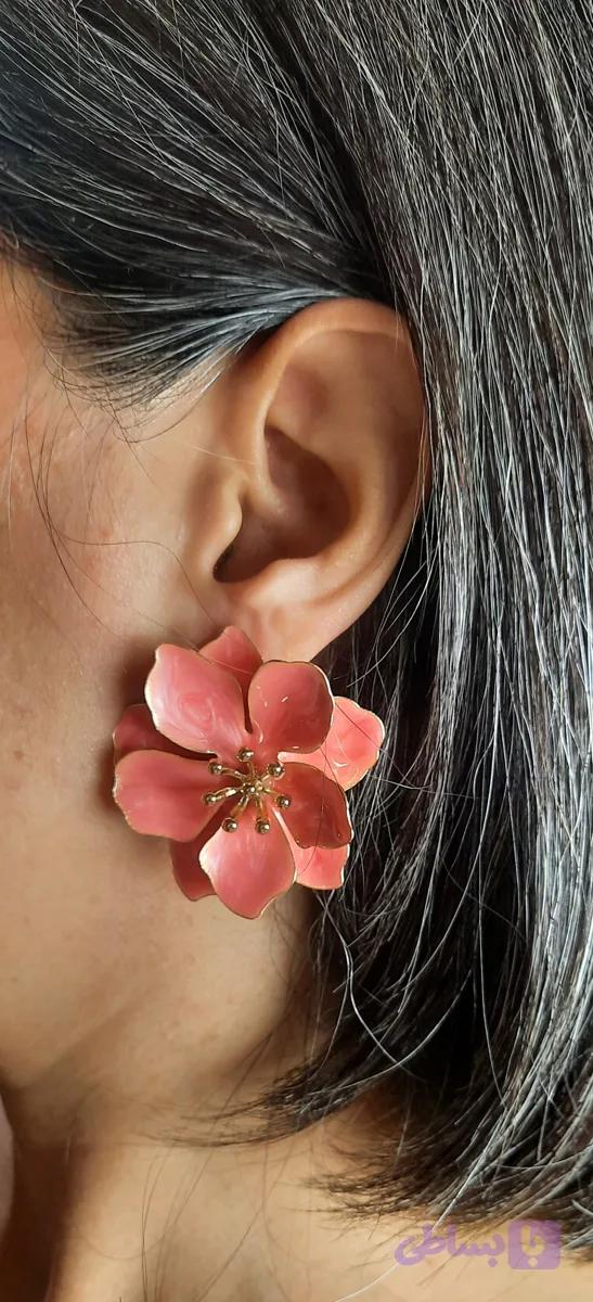 گوشواره گل - بدلیجات و اکسسوری زیباکس — تصویر 1