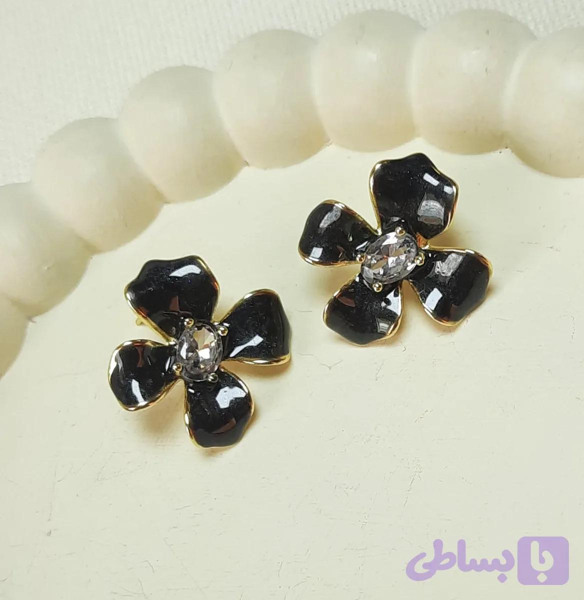گوشواره گل - بدلیجات و اکسسوری زیباکس — تصویر 1