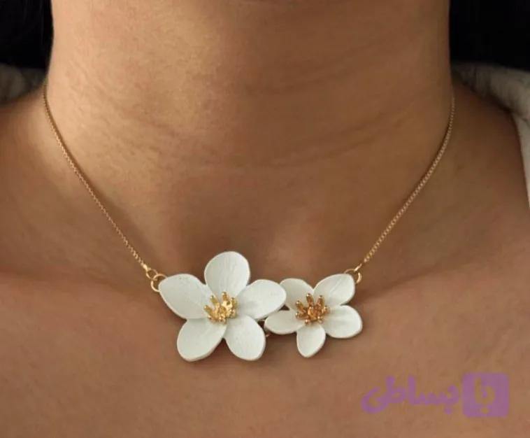 گردنبند گل بابونه - بدلیجات و اکسسوری زیباکس — تصویر 1