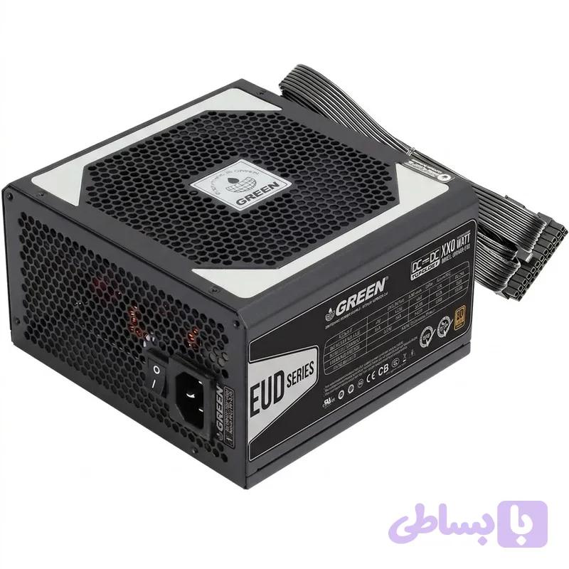 منبع تغذیه کامپیوتر گرین مدل GP530A-EUD 80 Plus Bronze توان 530 وات