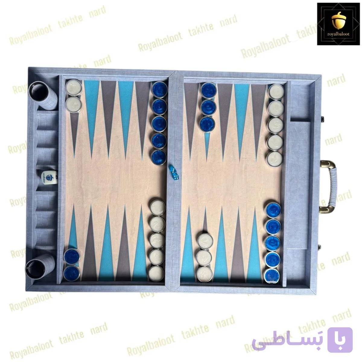 تخته نرد مدرن بین المللی طرح سپیدار کد 631 — تصویر 1