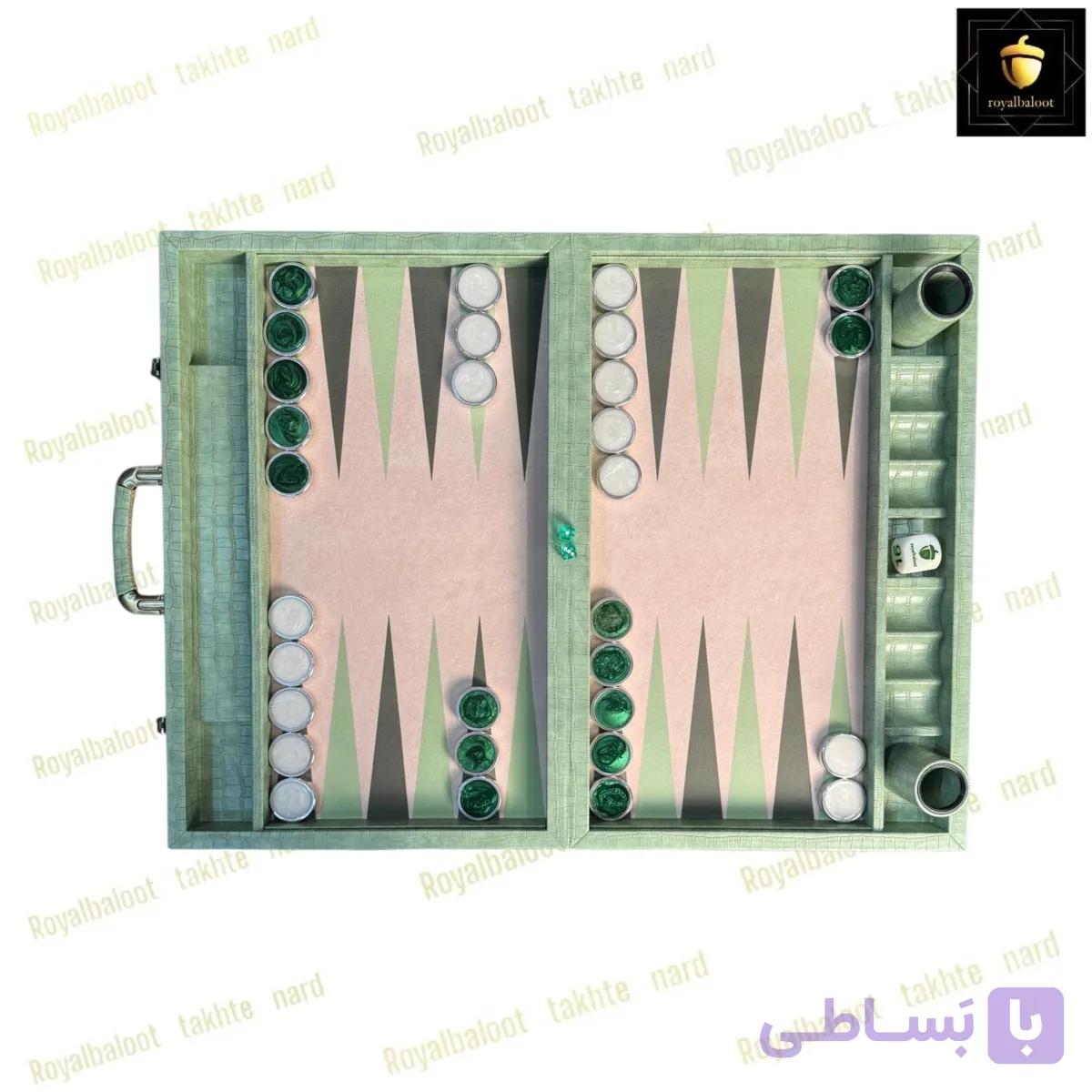 تخته نرد مدرن بین المللی طرح زمرد کد 626 — تصویر 1