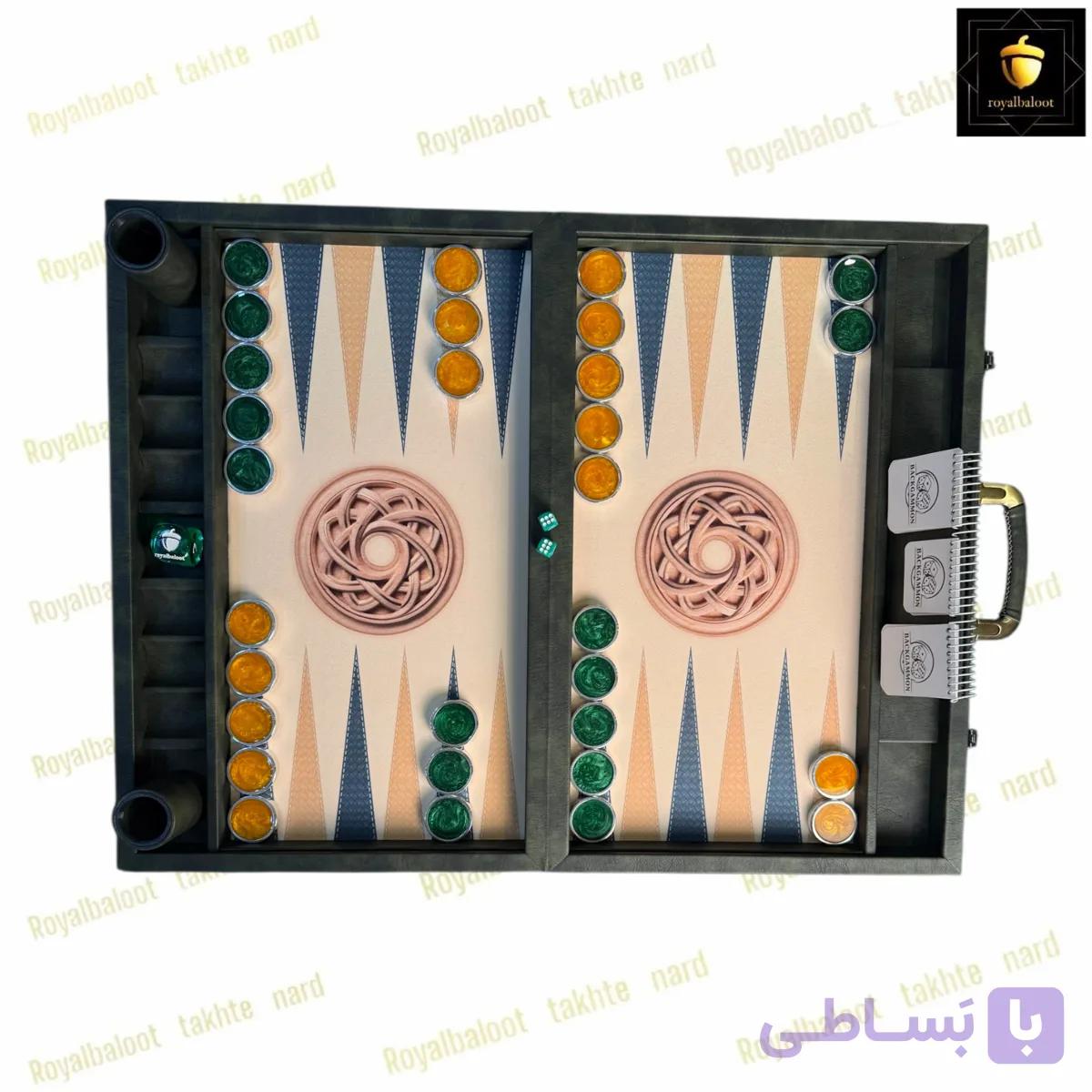 تخته نرد مدرن طرح پارسیان کد 673 — تصویر 1