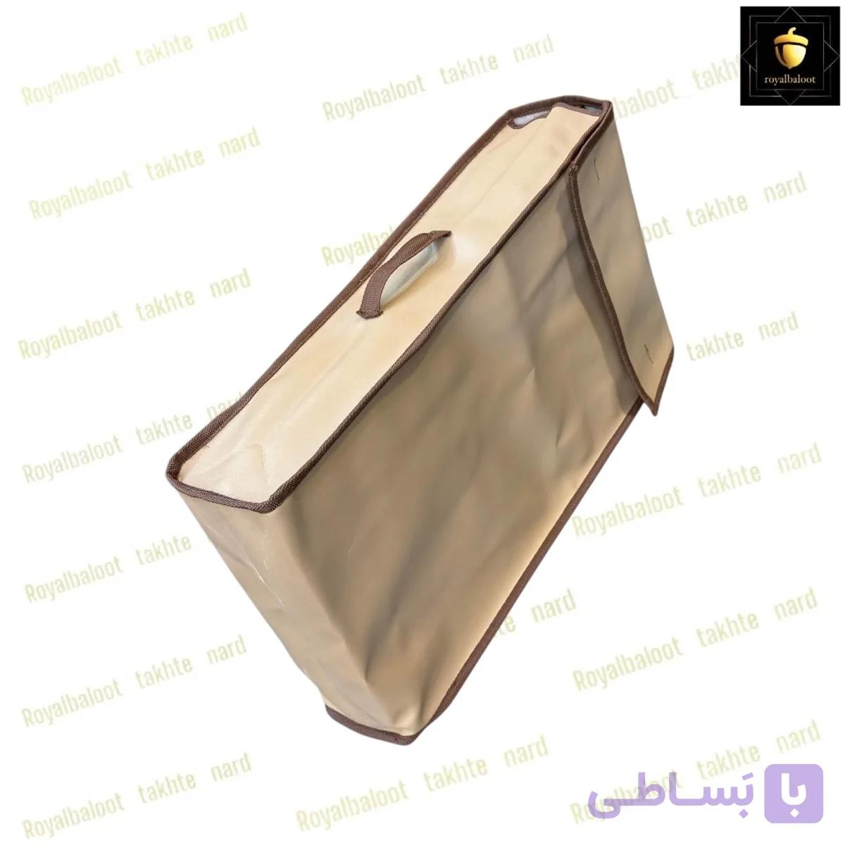 خرید کاور تخته نرد گردو چرمی کد 629 — تصویر 1