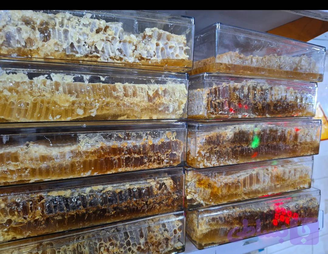 عسل با موم خودبافته