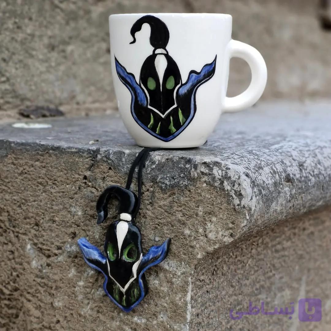 ماگ سرامیکی دست‌ساز | طرح روبیک «Rubick»