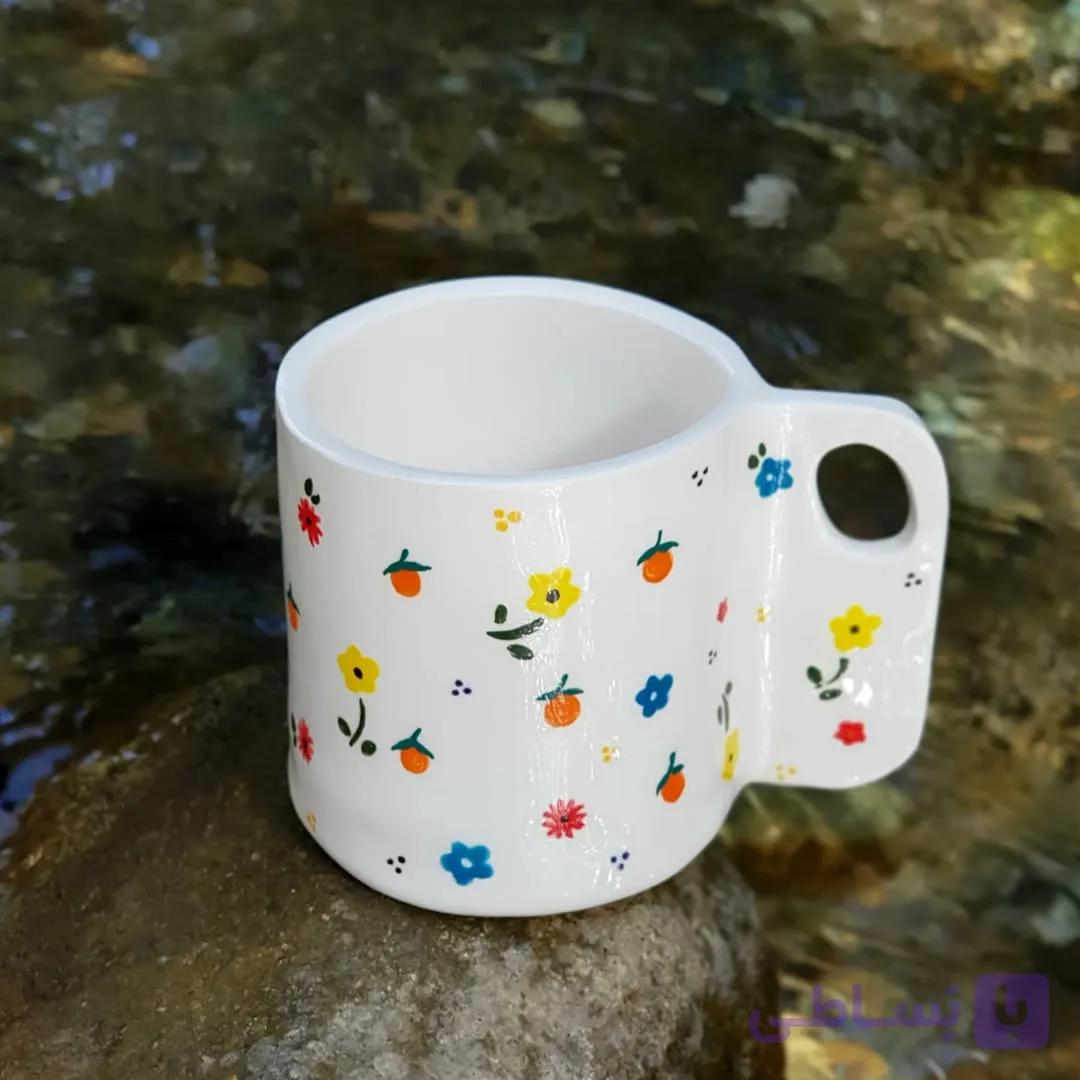 ماگ دستساز دفُرمه _ کد 02