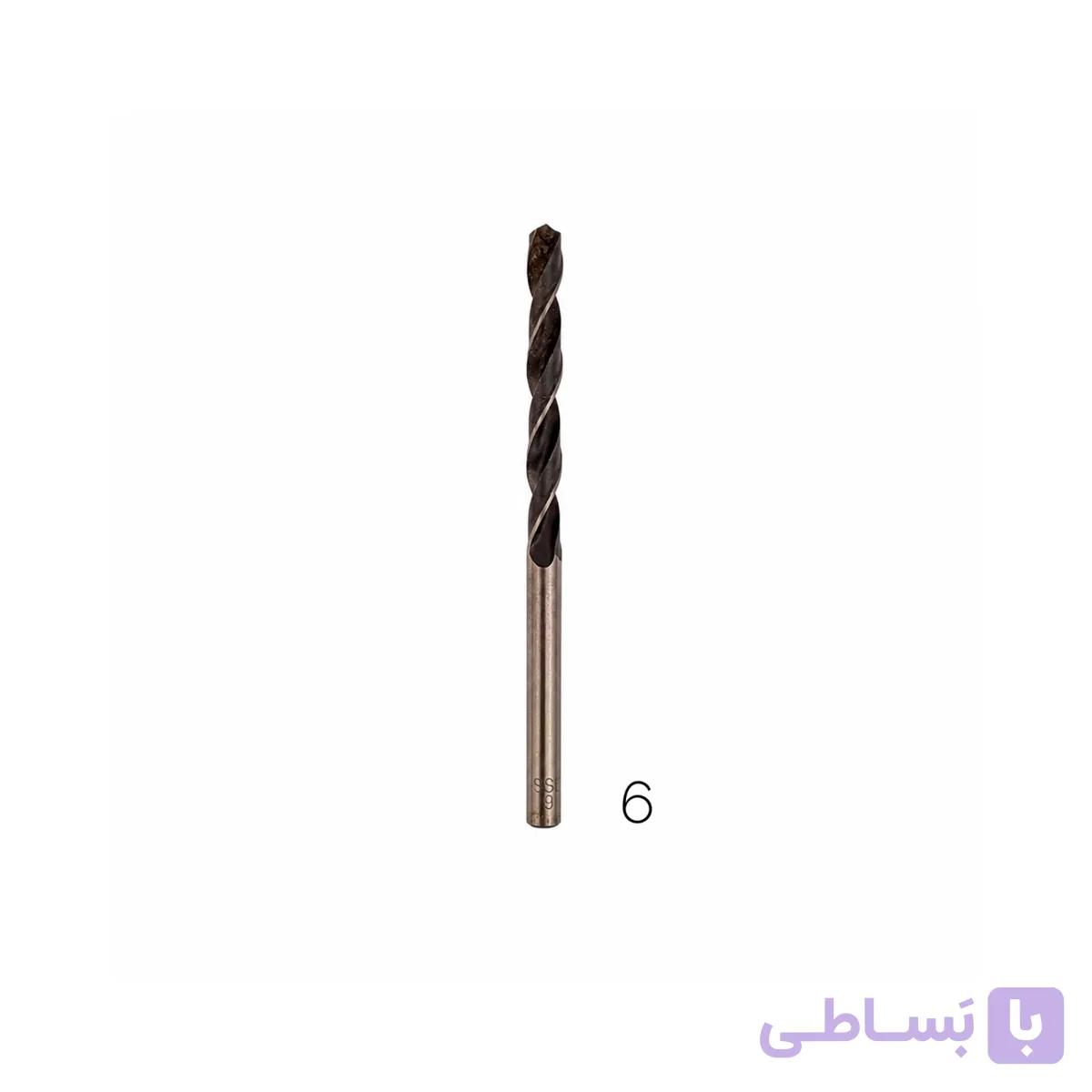 مته آهن HSS برند SINTEX سایز 6 میلی متر — تصویر 1