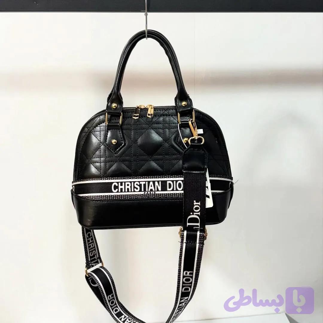 کیف چرمی مشکی صندوقی کریس
