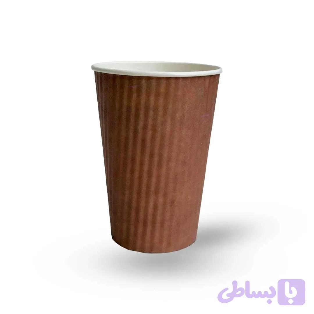 لیوان کاغذی دوجداره 360 بسته 50 عددی