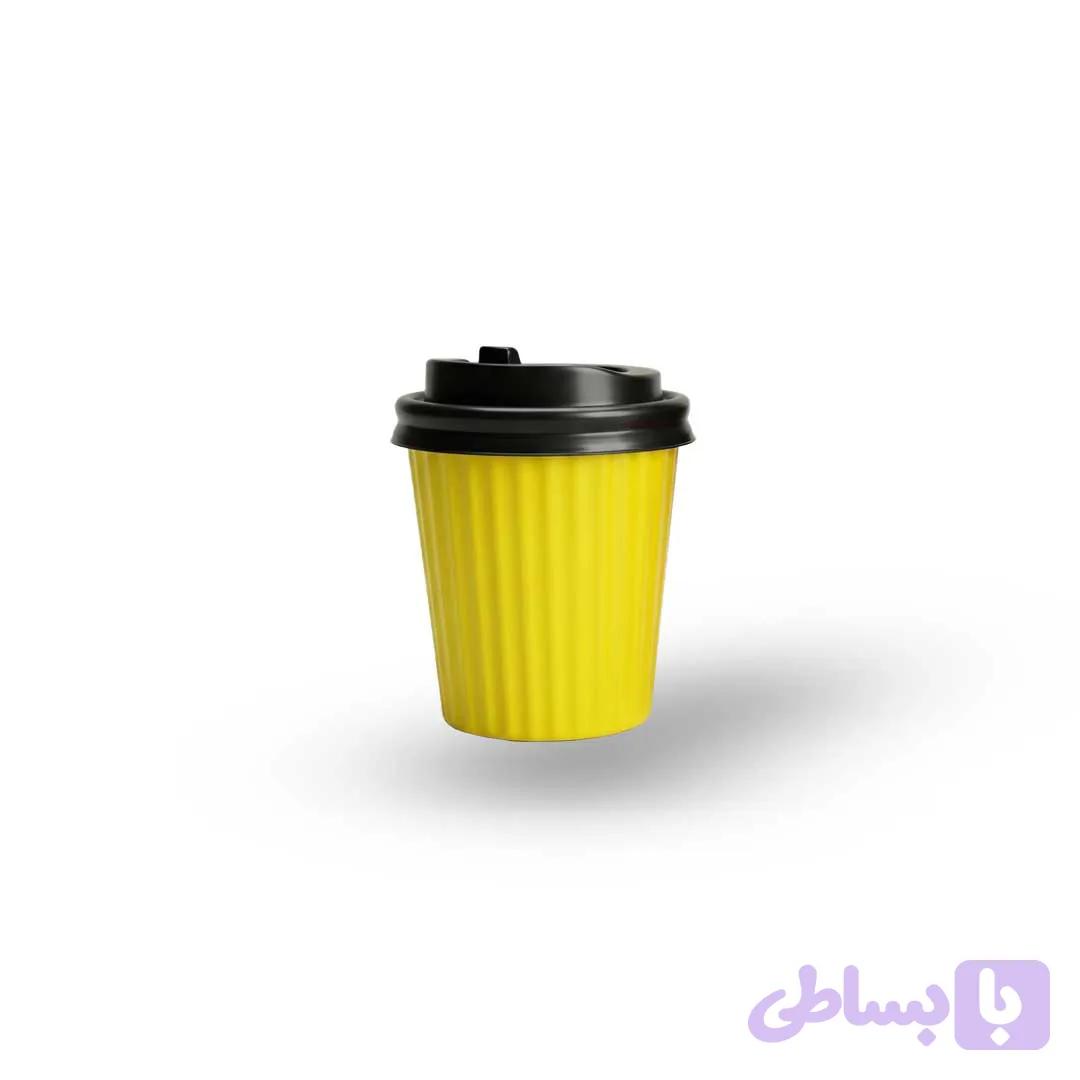 لیوان کاغذی دوجداره 90 (شات)بسته 50 عددی — تصویر 1