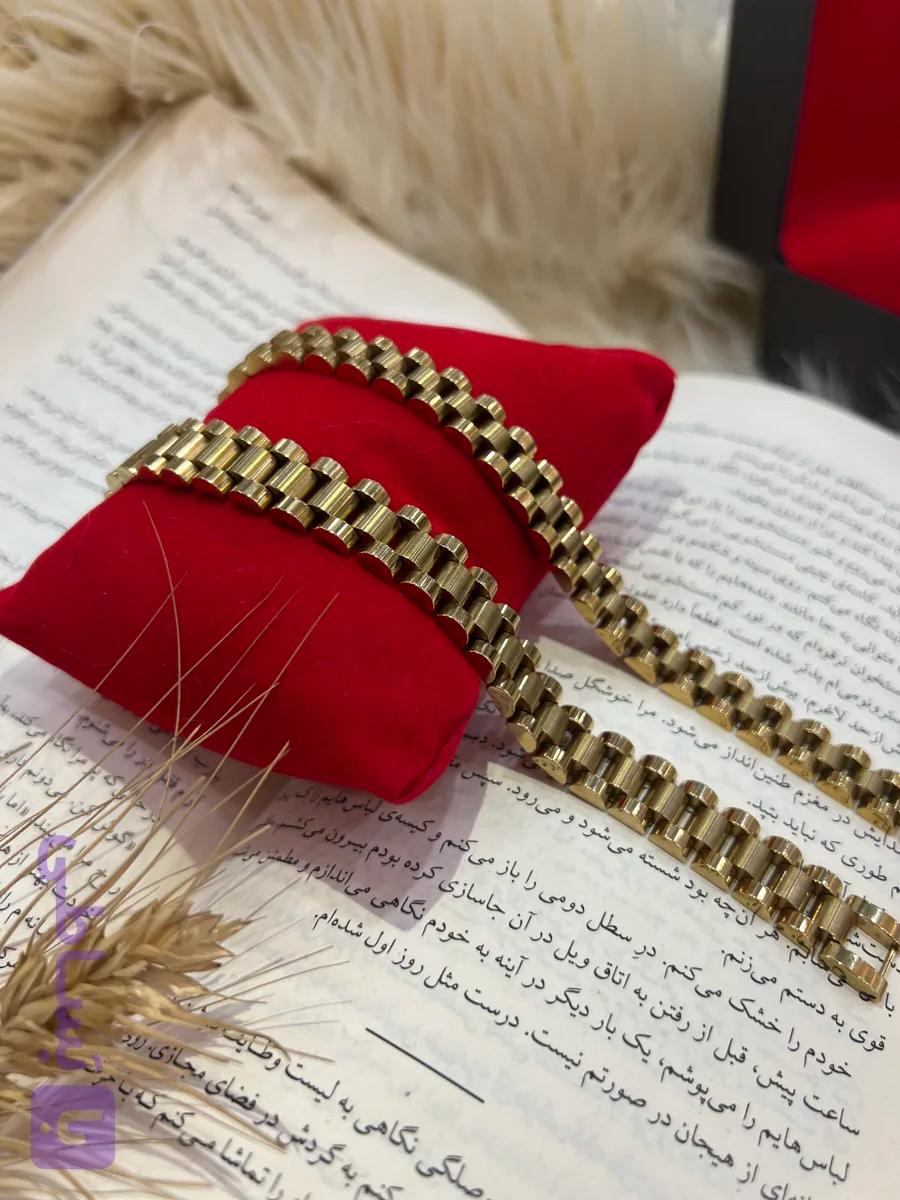 دستبند رولکس اصل(گلد)