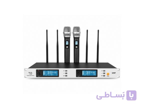 میکروفن بیسیم 2 کانال M.A audio مدل H880