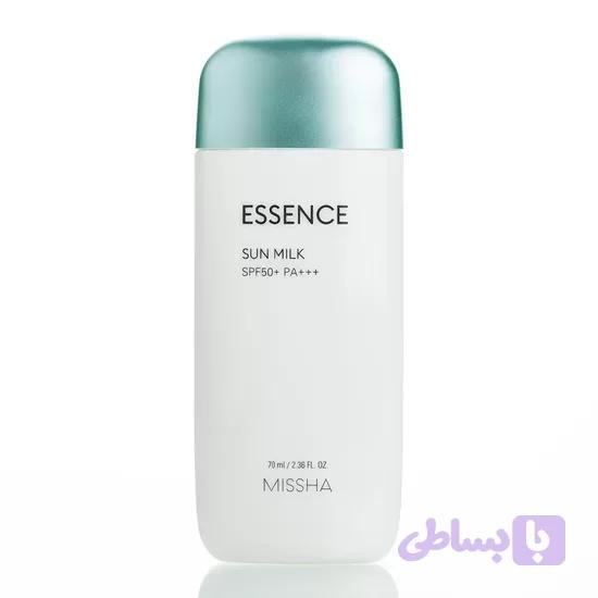 ضد آفتاب سان میلک میشا Missha All Around Safe Block Essence Sun Milk SPF50+ PA+++ 70ml