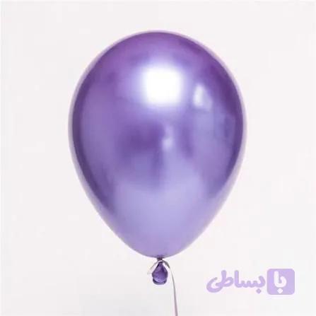 بادکنک بنفش کروم(ده عددی)