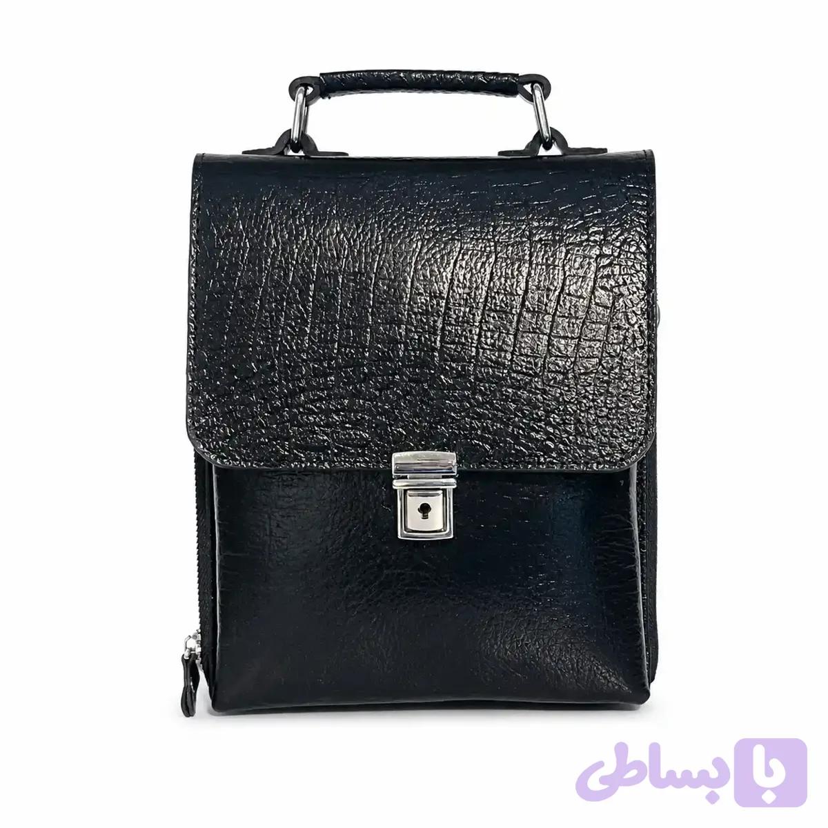 کیف دوشی دسته دار وسط زیپ سه خونه کد kct1736 — تصویر 1