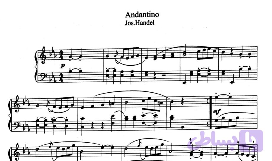 دانلود نت andantino
