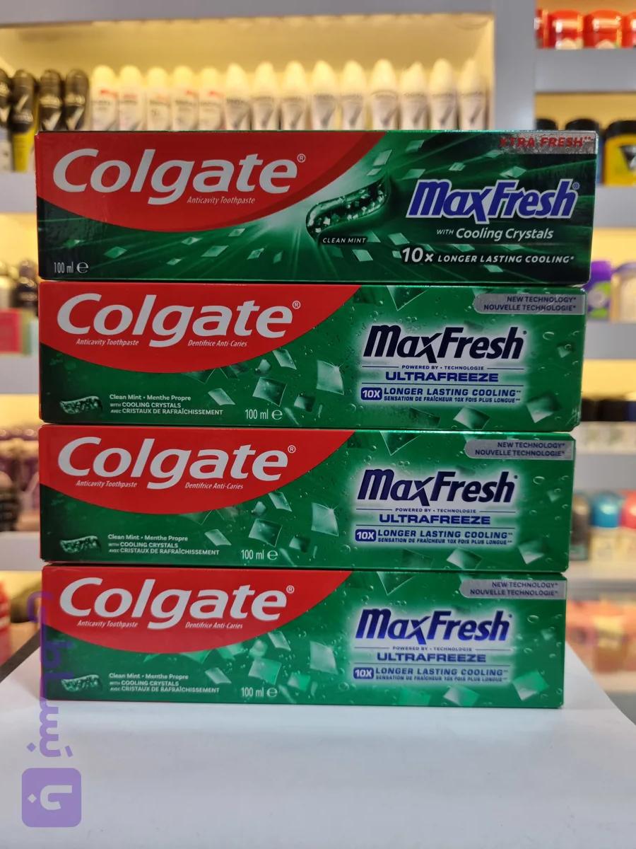 خمیردندان کولگیت مدل مکس فرش نعنایی