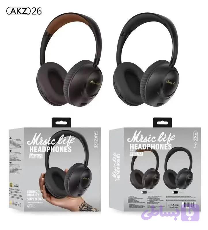 هدفون بلوتوث رم‌خور Marshall AKZ-26 – اورجینال + محافظ کابل لیزری هدیه پرژام فون