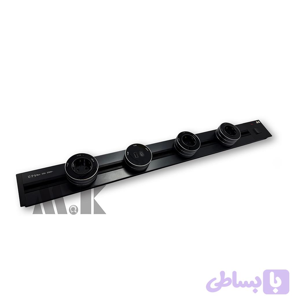پریز توکار ریلی M.K Track Socket هشتاد سانت مدل S23 — تصویر 1