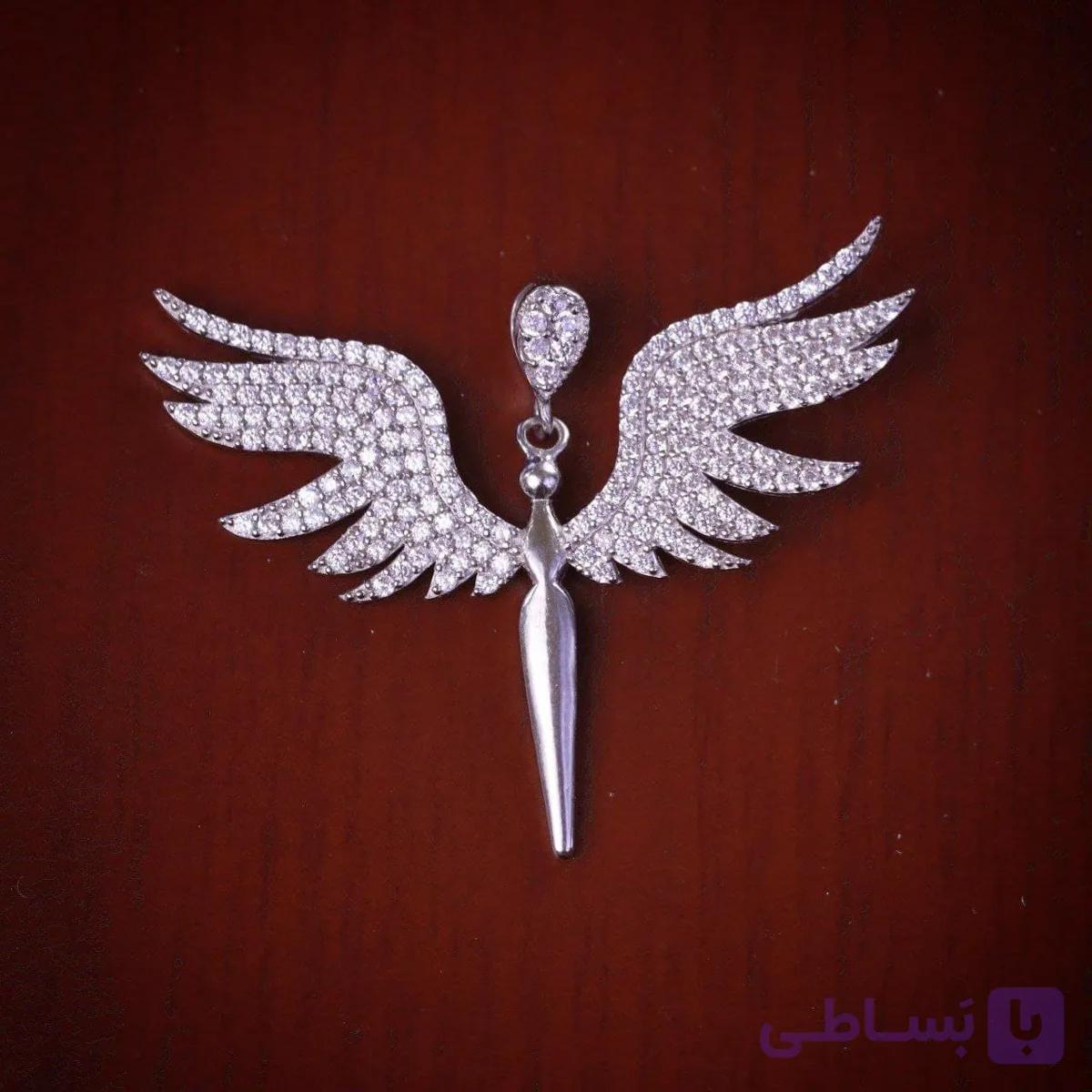 گردنبند نقره بال فرشته