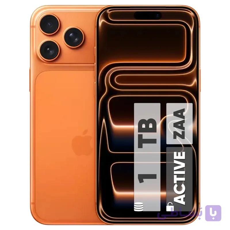 گوشی موبایل اپل مدل iPhone 17 Pro Max ZAA تک سیم کارت + eSim ظرفیت 256 و رم 12 گیگابایت - اکتیو