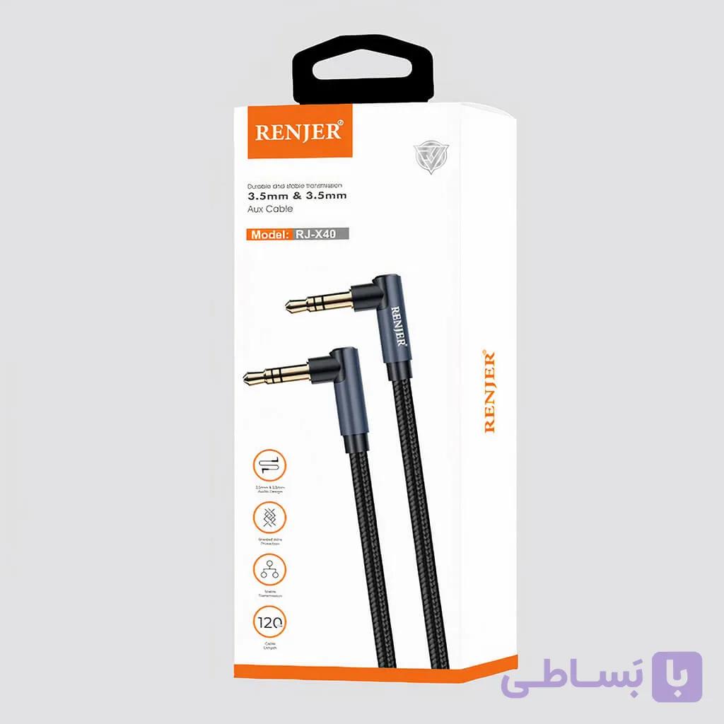 کابل AUX رنجر RENJER RJ-X40 120CM