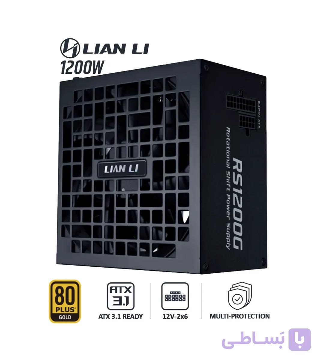 پاور LIANLI PSU RS GOLD 1000 BLACK — تصویر 1