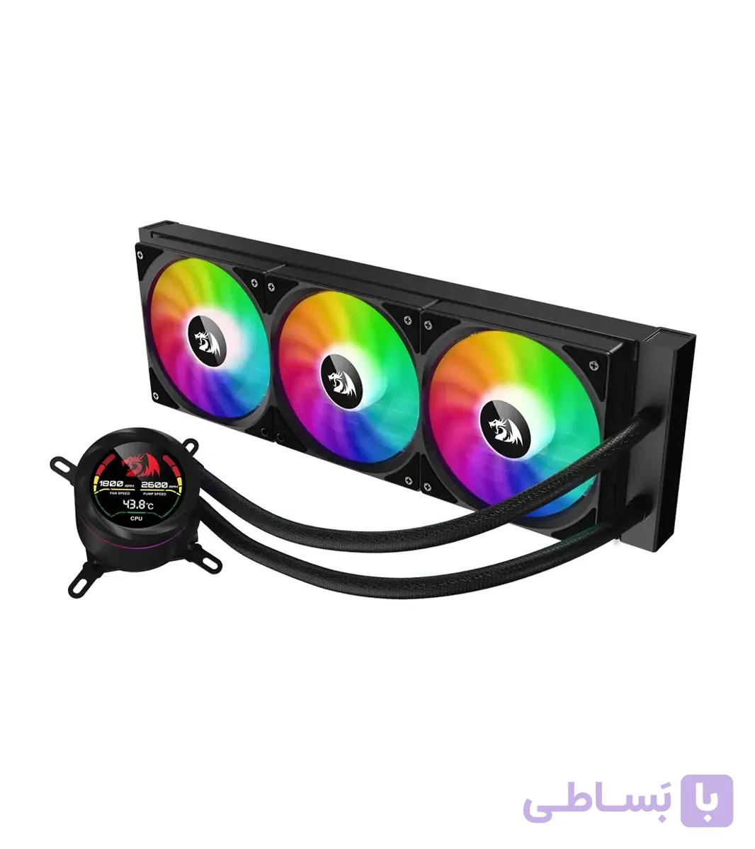خنک کننده پردازنده مایع ردراگون مدل CCW-1017 360 RGB — تصویر 1
