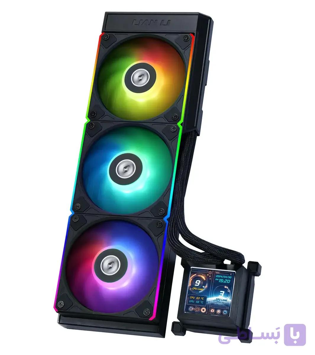 خنک کننده مایع پردازنده LIANLI HydroShift LCD 360R Black — تصویر 1