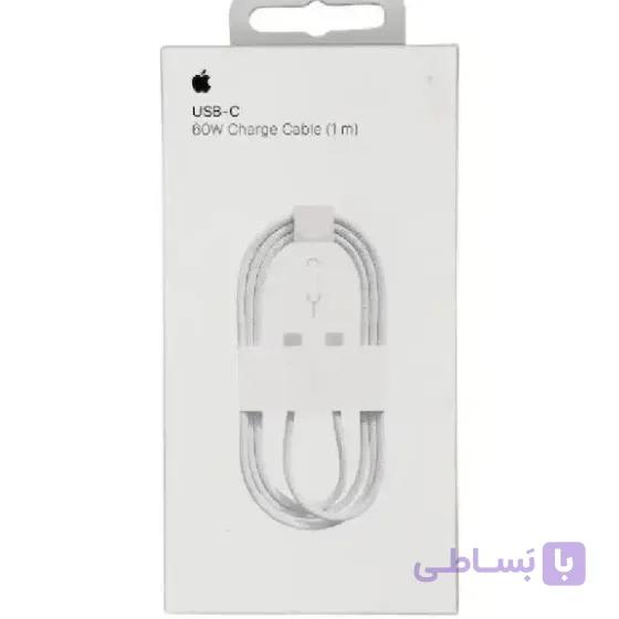 کابل شارژ اپل آیفون ۱۷ ظرفیت ۶۰ وات طول ۱ متر