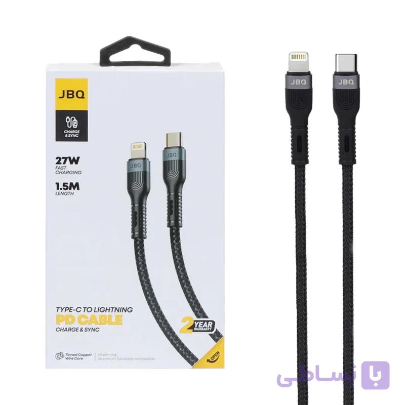 کابل شارژ 1.5 متری PD و فست JBQ Type-C to Lightning مدل CA-720 – مشکی