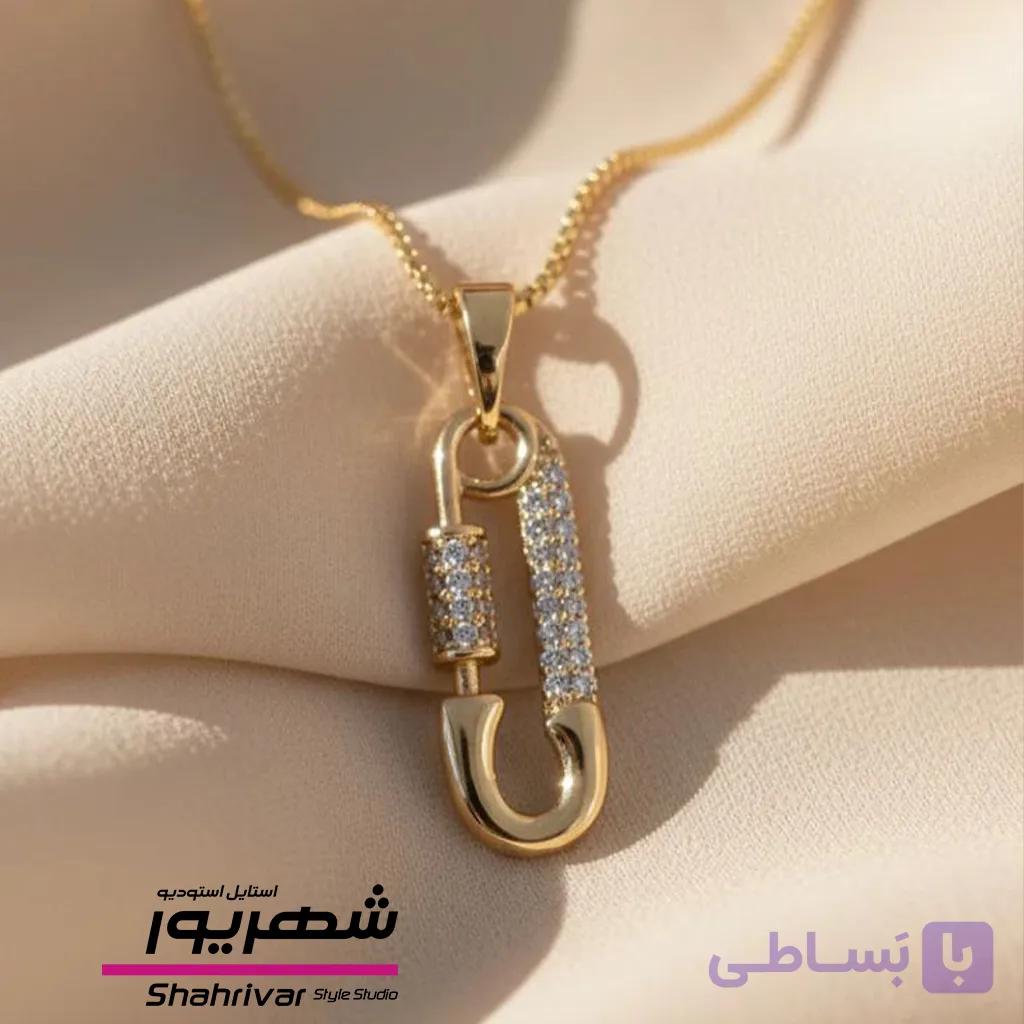 پلاک زنانه سنجاق قفلی ژوپینگ