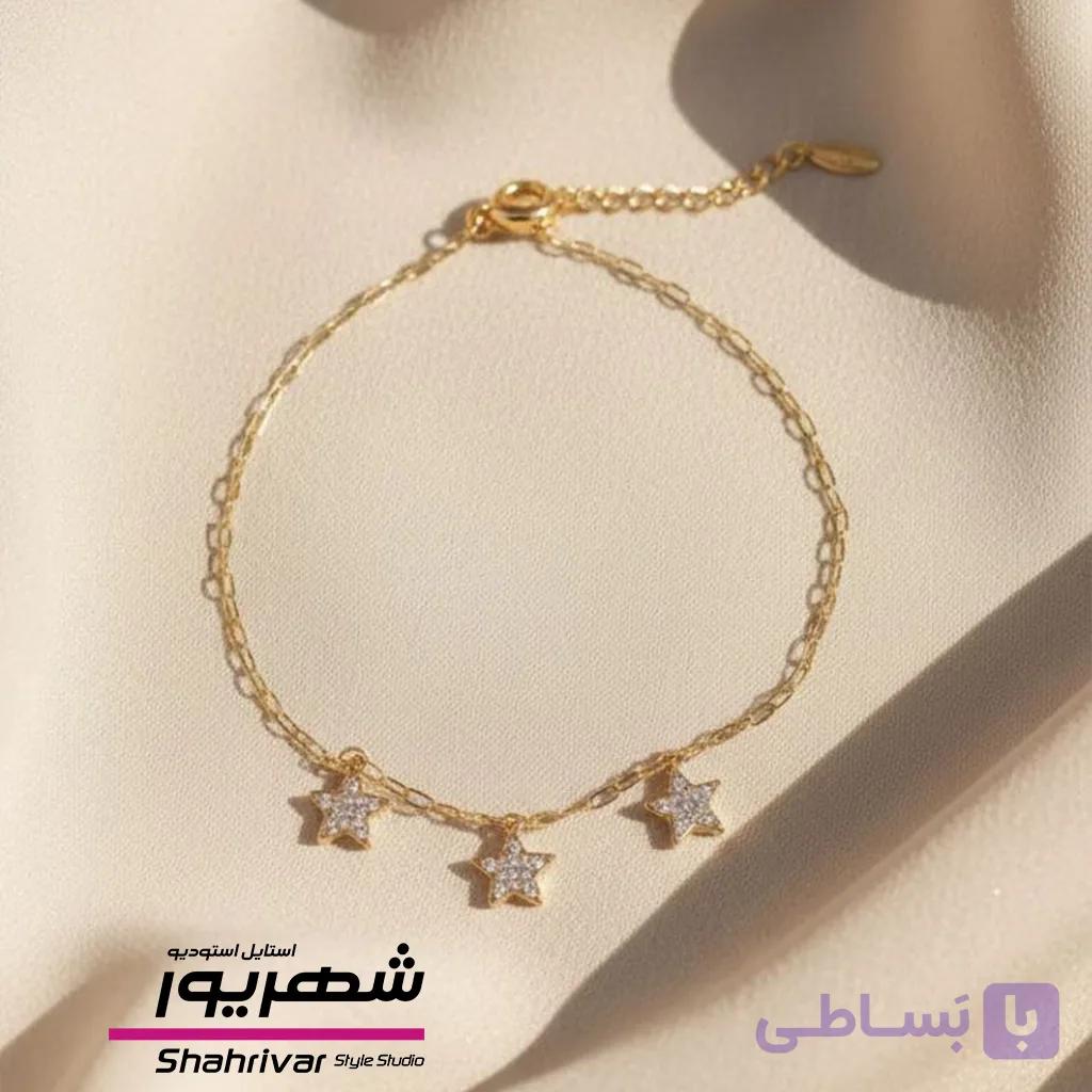 پابند زنانه ظریف ستاره نگین دار ژوپینگ