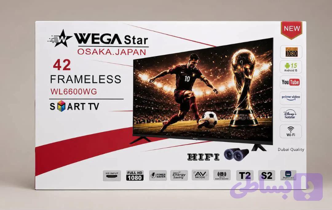 تلویزیون 42 اینچ وگا استار اسمارت مدل wl6600wg