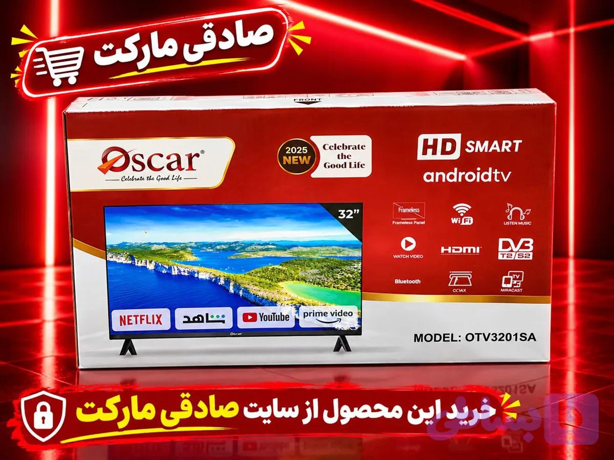(پک دو عددی) دو تلویزیون 32 اینچ هوشمند اوسکار اسمارت بلوتوث دار مدل OTV3201SA (دو تلویزیون عمده)