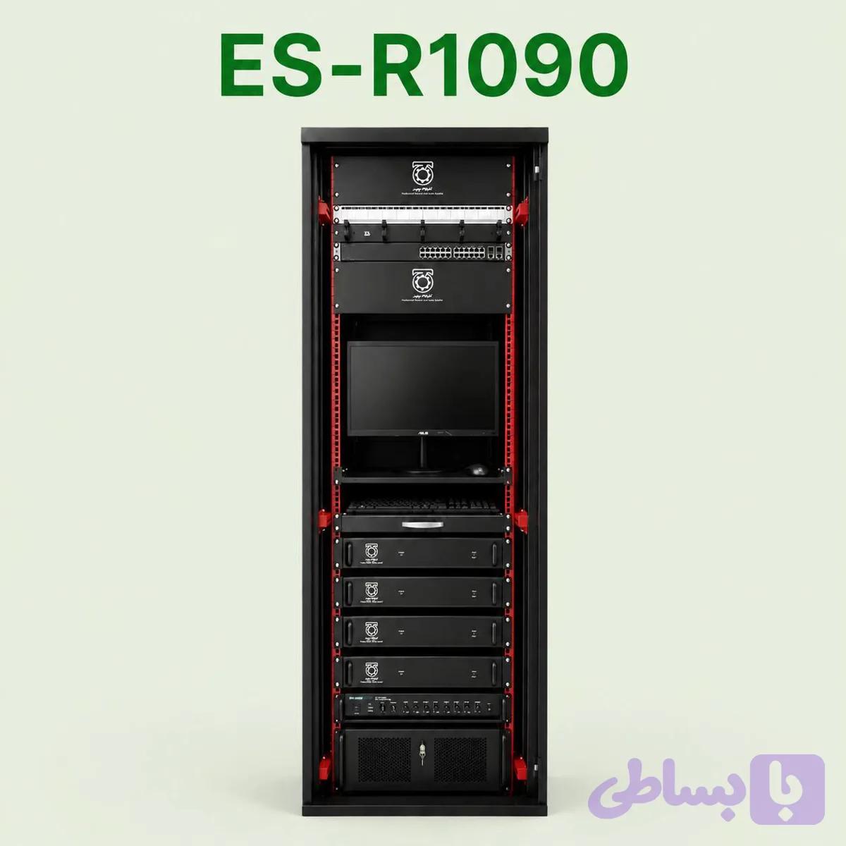 رک سیستم صوتی پیجینگ تحت شبکه ES-R1090 | اتصال صوت