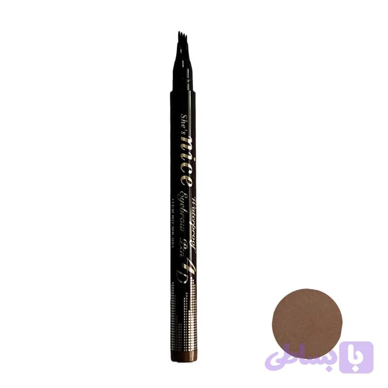 هاشور ابرو شیز نایس مدل 4D شماره 01