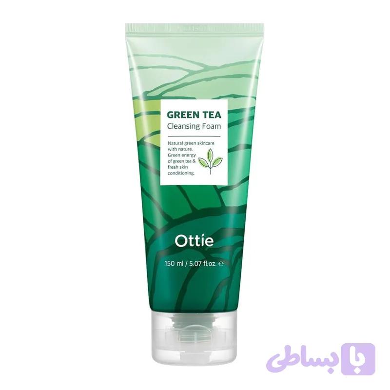فوم شستشو صورت اوتی مدل Green Tea حجم 150 میلی لیتر